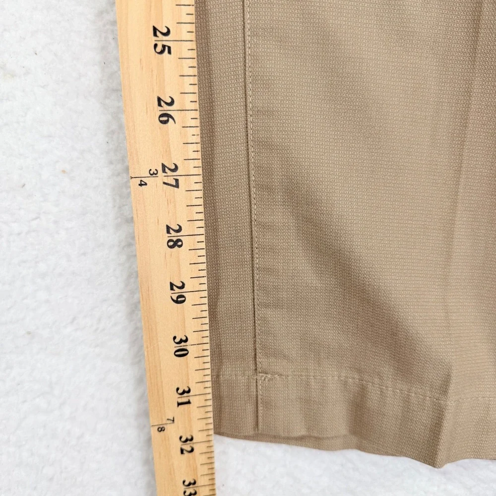 Banana Republic Kentfield Pant Men 34x32 Khaki Tan Cotton Blend Chino Straight